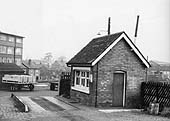 View of Redditch goods yard's weighbridge and office which was located at the entrance off Unicorn Hill
