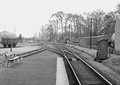 Close up showing the cattle dock in the distance and the turnout used to access Bomford and Evershed's factory
