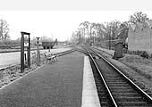 Looking towards Redditch with the goods yard on the left and Bomford & Evershed Ltd on the right