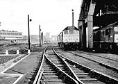 A general view of Saltley MPD Yard with a variety of Sulzer power units only in view 17th July 1968