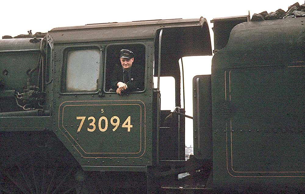 Portrait of George Price, an engineman based at Saltley until retirement in the mid-1970s