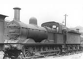 Ex-MR 2F 0-6-0 No 2994, a member of MR's 1422 class, is seen standing in front of No 3 roundhouse fully prepared for its next turn of duties