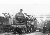 LMS 2P 4-4-0 No 699 is seen in immaculate condition standing alongside ex-LNWR 0-8-0 'Super 'D' No 9378 with ex-MR 3F 0-6-0 No 3321 behind its tender