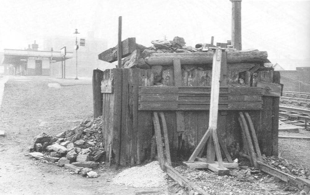 The ex-MR Stop Block located at the end of Saltley station for the short siding also doubled up as a coal bunker