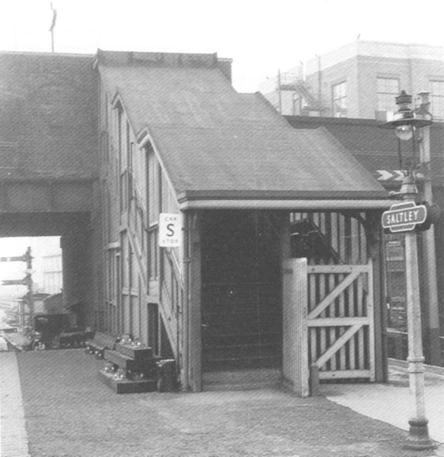 View of the bottom of the steps which led down from Saltley Viaduct which were also gated