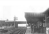 An Edwardian view of Saltley station looking towards New Street with Saltley viaduct behind the signals