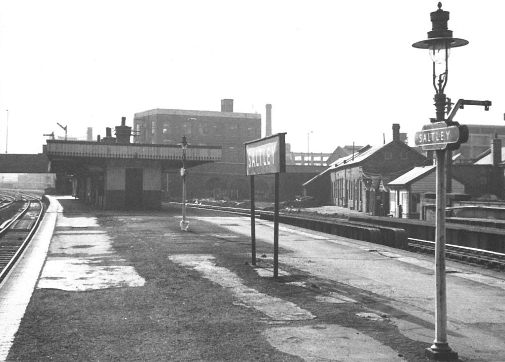 View from the Washwood end of Saltley station looking towards Birmingham in February 1968 shortly before closure