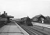 BR Standard Class 4 4-6-0 No 75022 passes through Selly Oak on a southbound express on 15th August 1959