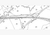 A 1902 25 inch to the mile Ordnance Survey map showing Shustoke station and two siding goods yard