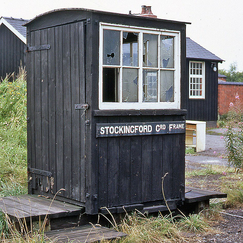 View of Stockingford Ground Frame which appears to have been decommissioned some time previous