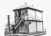 View of Stockingford Sidings Signal Box which was sited on the down line opposite Stockingford Branch
