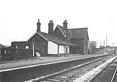 Stockingford station seen after its March 1968 closure and now displaying a 'To Let' sign