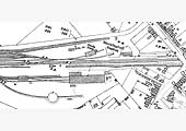 A 1924 25 inch to the mile Ordnance Survey Map showing Stockingford Sidings, Station and Engine Shed