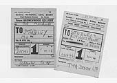 A couple of Wagon labels from the National Coal Board's Haunchwood Colliery and West Cannock Collieries