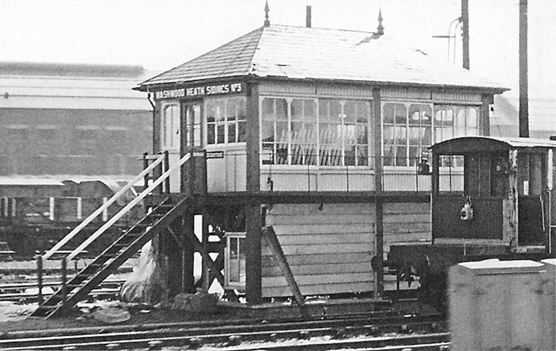 Washwood Heath Sidings No 3 Signal Box which was located adjacent to the arrival sidings on the down lines