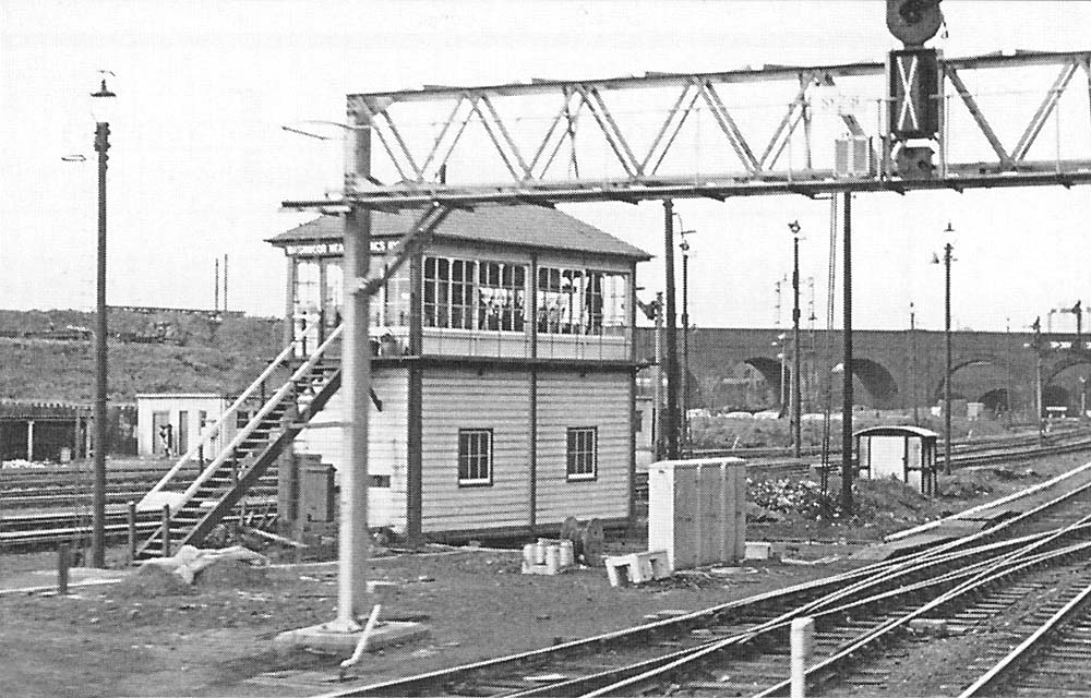 Washwood Heath Sidings No 2 Signal Box which was located at the end of the arrival sidings for the down lines