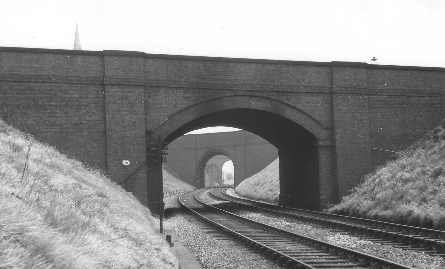 Looking towards Stechford on the former LNWR Aston to Stechford line which had been built as an alternative route for south bound traffic