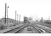 Looking West towards Saltley station and Washwood Heath Junction Signal Box with on the left the Old Coal Bank sidings