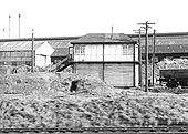 View of Washwood Heath Sidings No 4 Signal Box which controlled the shunting neck and the twenty-three sidings of the Back Fan or Coal Bank