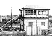 View of Washwood Heath Sidings No 2 Signal Box located at the Birmingham end of the down sidings between the departure lines of the Front and Back Fans