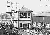 View of Washwood Heath Sidings No 1 Signal Box which was located on the up line and the opposite side of the former LNWR Aston to Stechford bridge