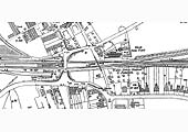 A 1923 25 inch to the mile Ordnance Survey Map of Water Orton station, goods yard and junction to Kingsbury