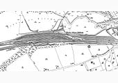 A 1923 25 Inch to the Mile Ordnance Survey Map showing Water Orton Marshalling Yard and Sidings