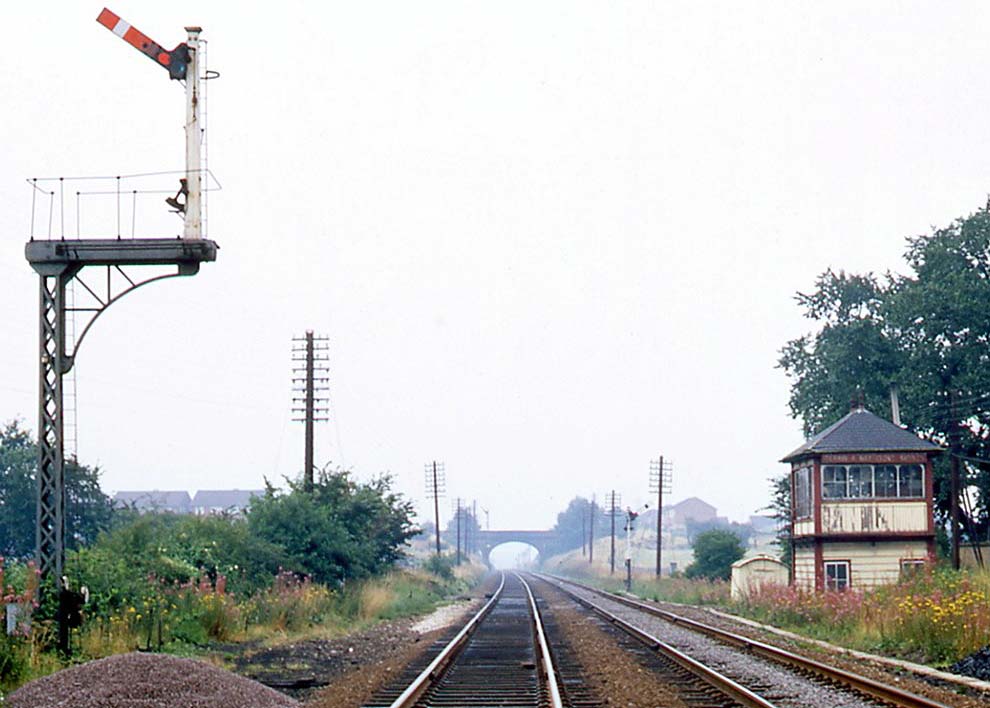 Perrin and Harrison's Sidings just north of Wilnecote station seen on 9th August 1969 a few weeks prior to its closure