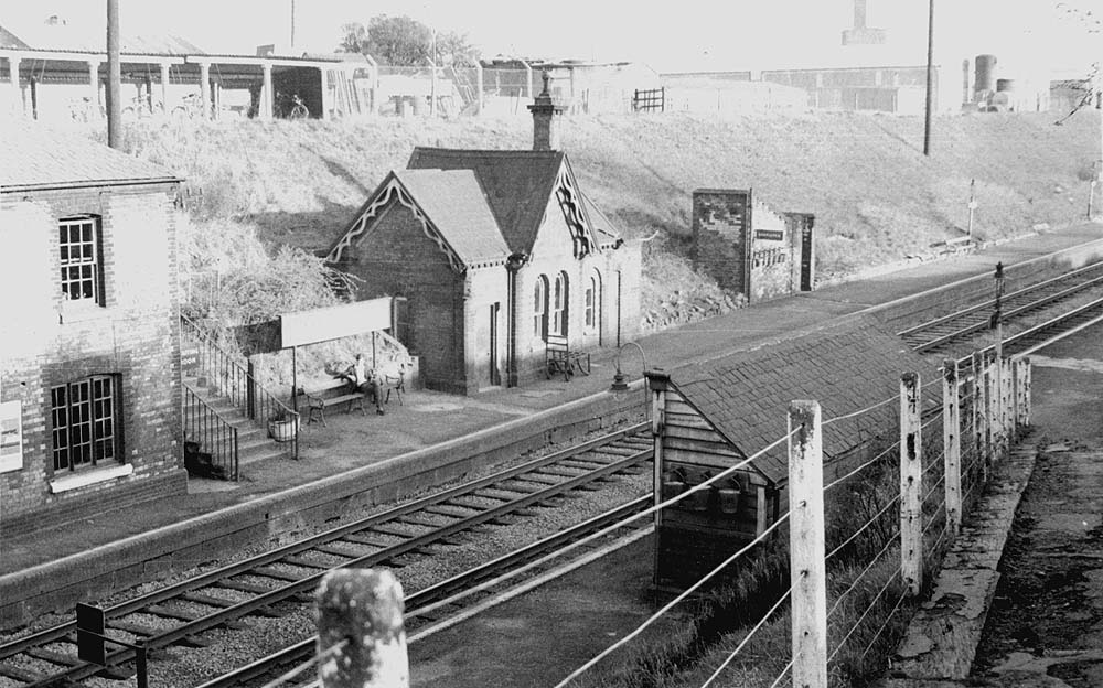 Wilnecote Station View from the top of the ramp by Watling Street