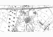 A 1901 25 inch to mile Ordnance Survey map of Wilnecote station, its goods yard and industrial sidings