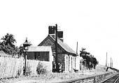 Close up showing the otherside of Binton station with the corrugated metal hut defining the goods yard's boundary