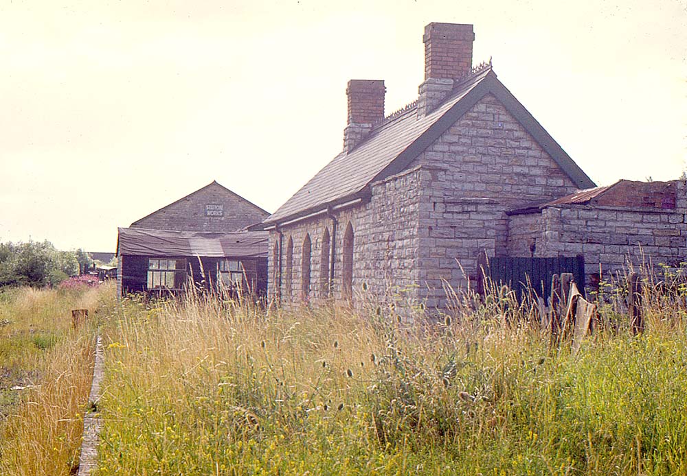 Binton station on 12th May 1966, some seventeen years after the withdrawal of passenger services on 23rd of May 1949