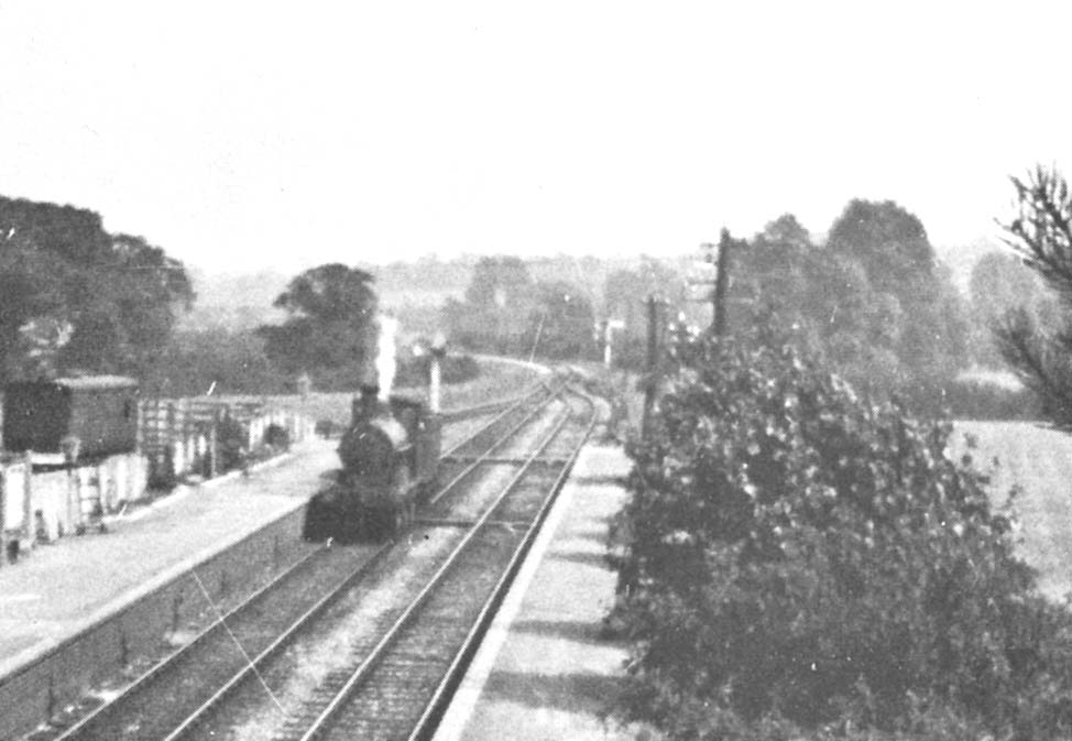 Close up showing an usual visitor to the line, a LNWR 0-6-0 Coal Engine