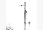 Photograph of what is believed to be one of the original E&WJR signals erected at Kineton station