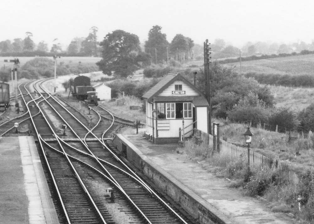 Close up showing the siding which was resident to the Permanent Way gang's petrol powered trolley