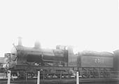 Ex-SMJ 0-6-0 No 2311 formerly SMJ No 18 is seen standing on the repositioned turntable on 8th April 1924