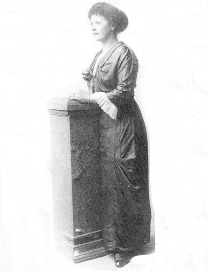 Mrs May Jordan Manageress of Stratford Old Town Refreshment Room from 1915 to 1934