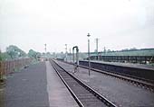 View from the station's up platform looking East with the bridge over the River Avon in the foreground