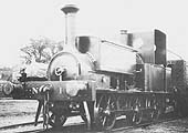 Ex-E&WJR 0-6-0ST No 1 built by Manning Wardle is seen at Stratford upon Avon near the SMJ General Manager's house