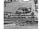 Another view of Stratford Old Town's goods shed and yard with the locomotive shed in the foreground