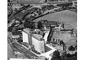 Close up showing the sidings adjacent to the WD Store and leading up to Lucy's Mill on 23rd June 1952
