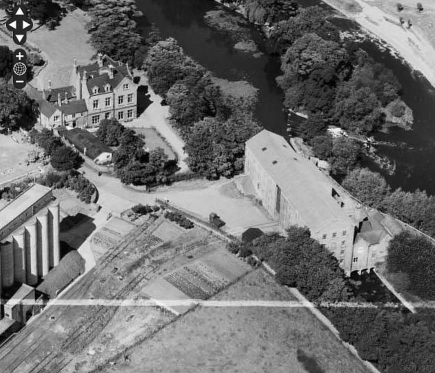 Another view showing the sidings servicing the WD depot and siding into Lucy's Mill on 23rd June 1952