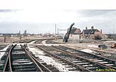 Looking along the exchange lines towards the junction with the ex-GWR Honeybourne to Stratford route at Sanctus Road