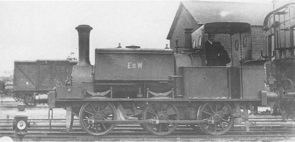 Another view of the small Manning Wardle locomotive which headed the E&WJR's first passenger services
