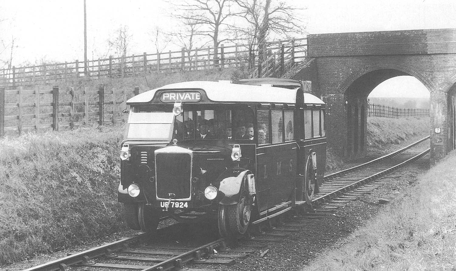The Ro-Railer seen here with a full complement of passengers which suggests its on test