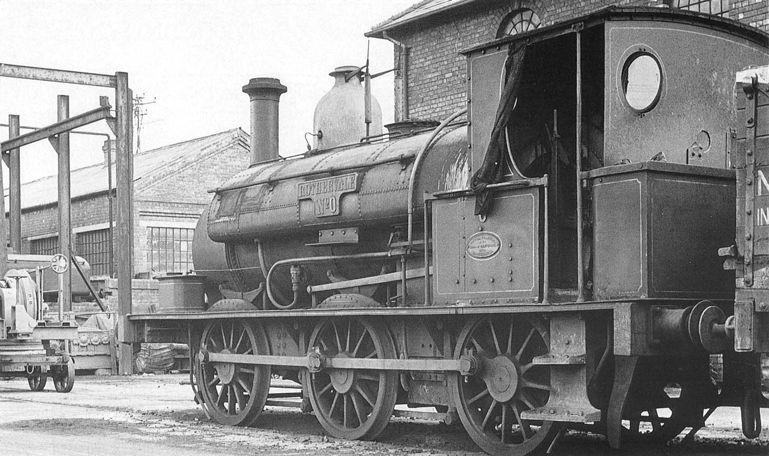 Former E&WJR 0-6-0ST No 1, now seen in Rother Vale Colliery livery and numbered 0, is in near original form