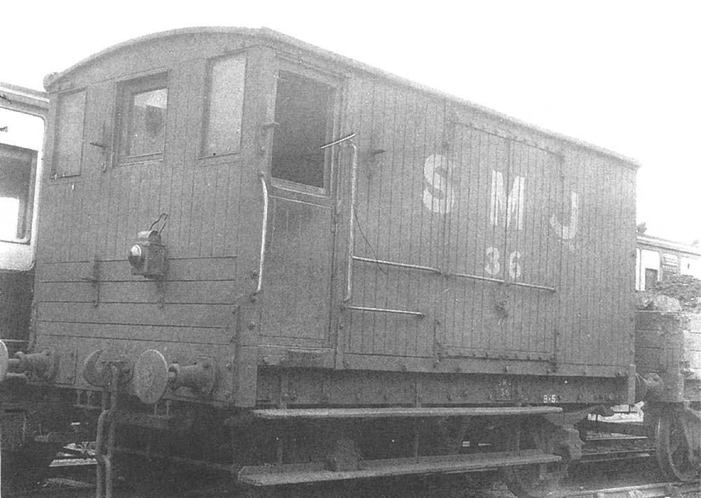 SMJ Goods brake van No 6, one of ten such vehicles known to be in service in January 1916
