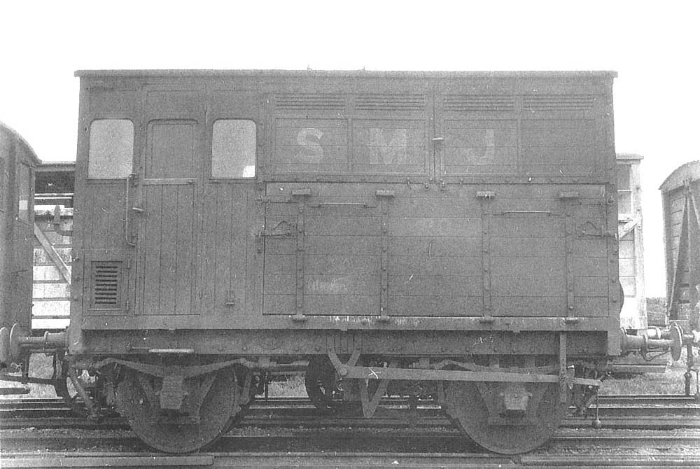 Passenger rated Horse boxes No 20, one of ten such vehicles known to be in service in January 1916