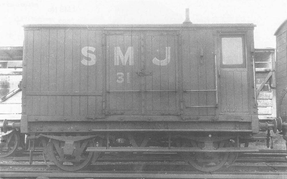 SMJ Goods brake van No 31  one of ten such vehicles known to be in service in January 1916