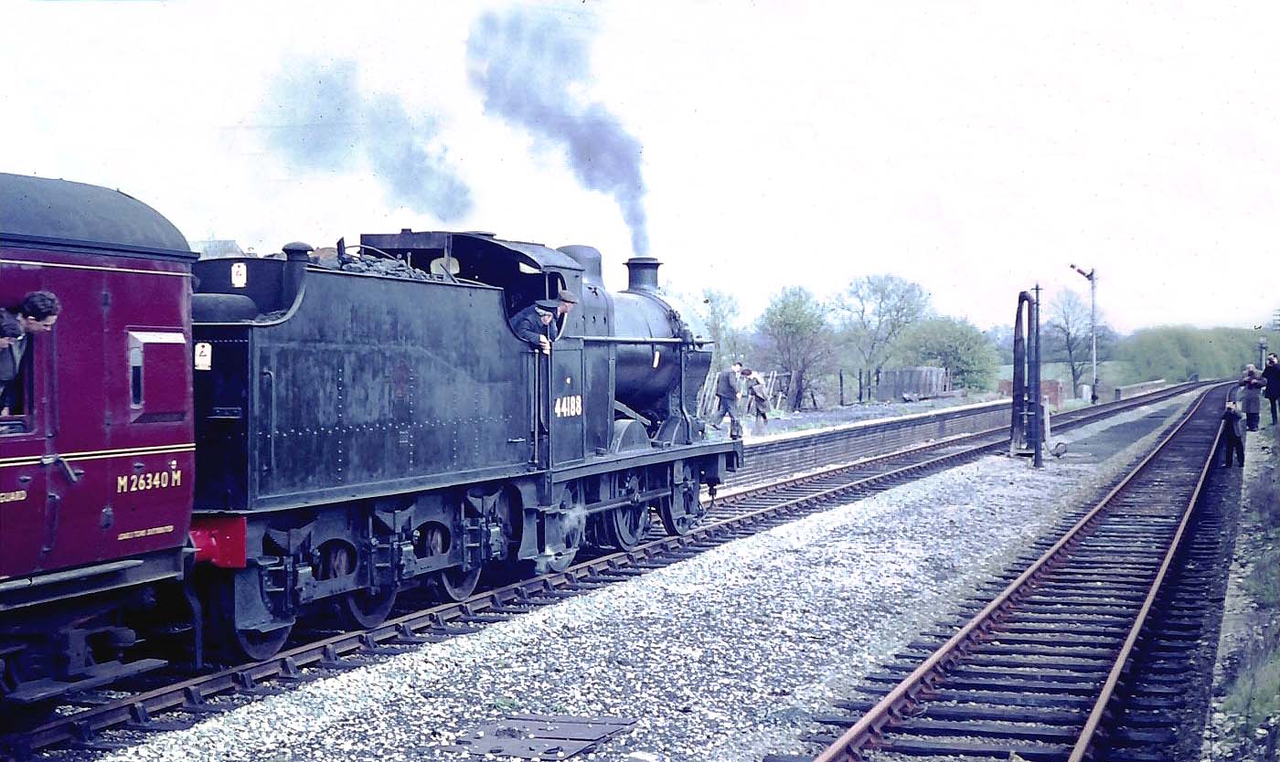 The SLS Special, the very last departure from Stratford upon Avon Old Town Station on 24th April 1965